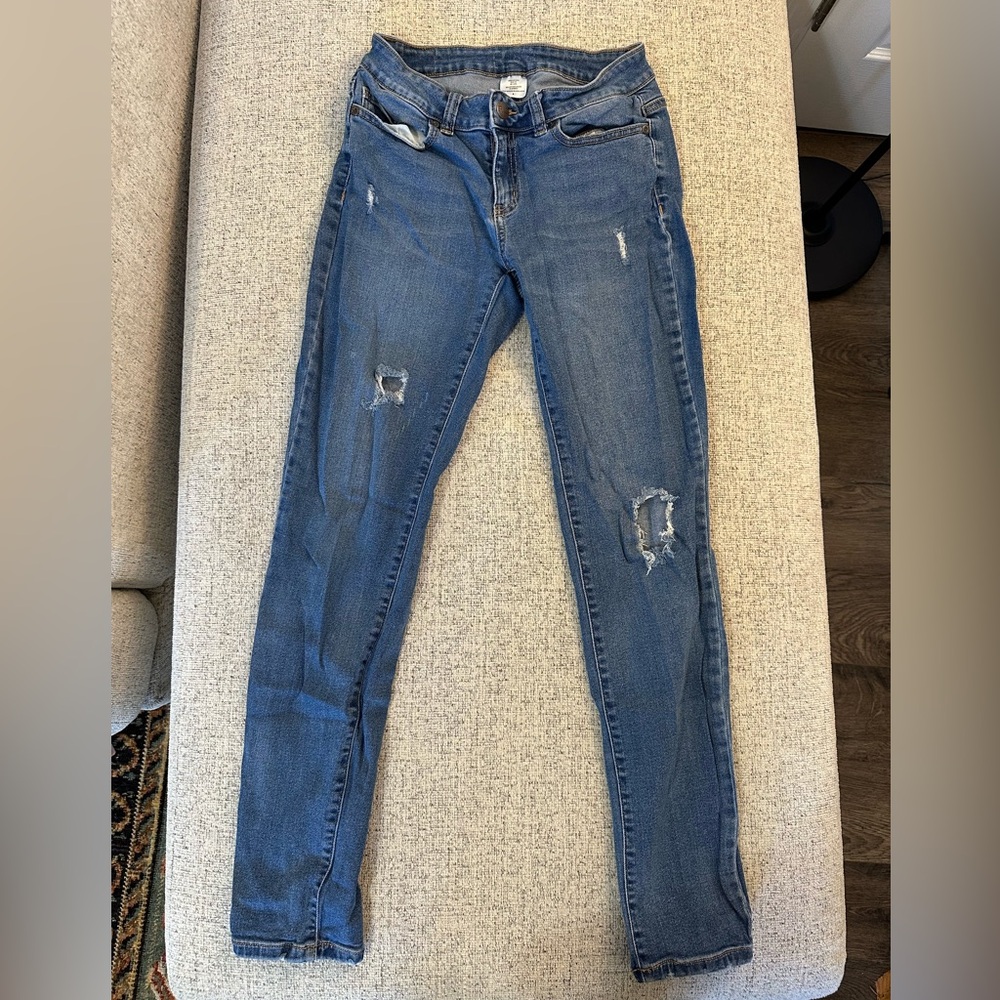 Target Women's Skinny Jeans - Light Blue